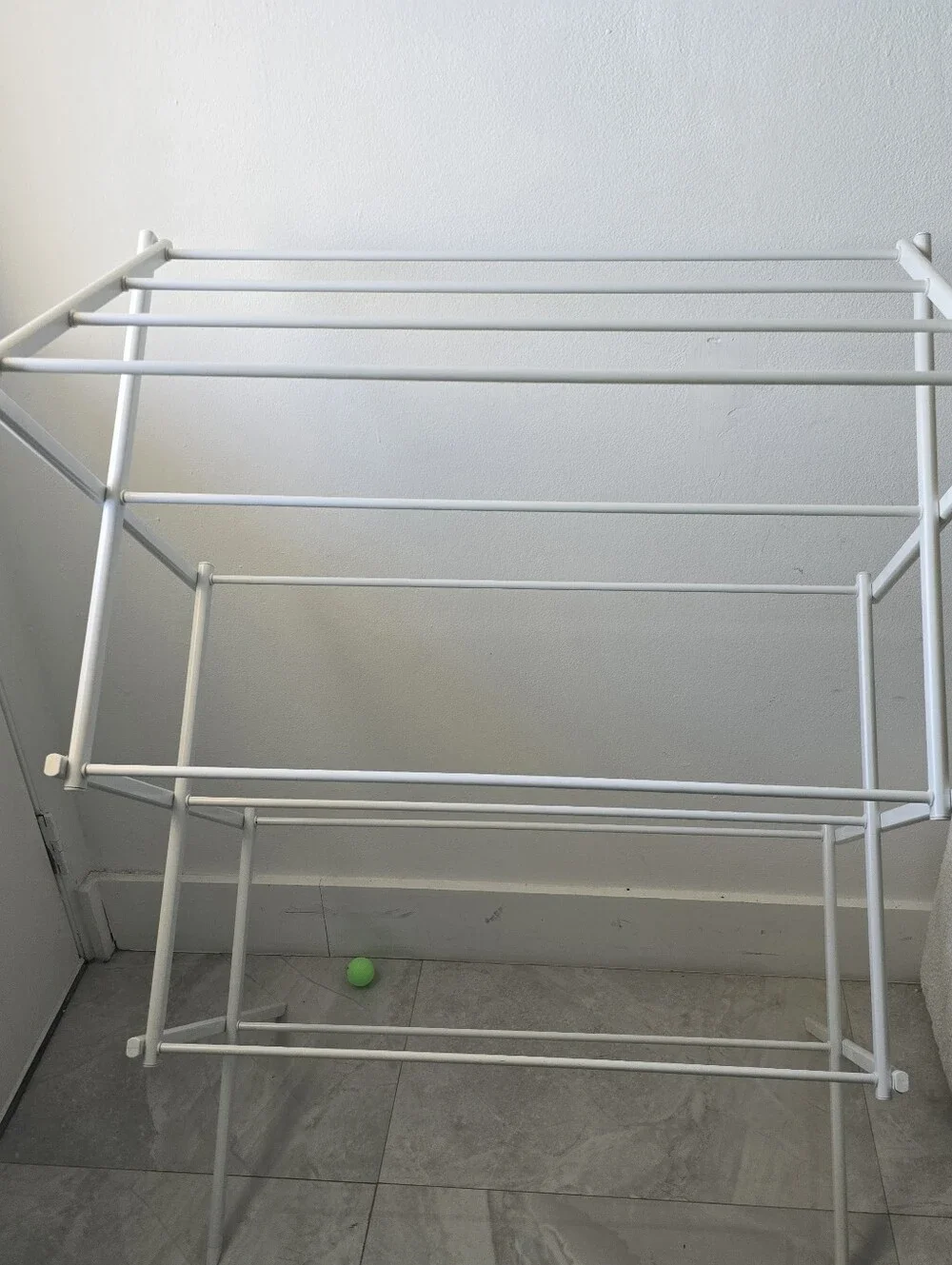 NWOT White Folding Laundry Drying Rack